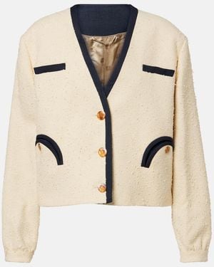 Blazé Milano Jacke Riviera Aus Einem Baumwollgemisch - Natur
