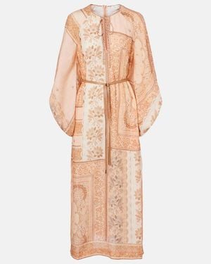 Zimmermann 'Lucky Tunic Midi' Dress - Natural