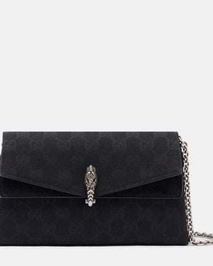 Gucci Schultertasche Dionysus Small Gg Aus Canvas - Schwarz