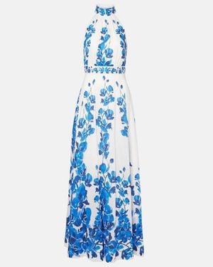 Rebecca Vallance Orchid Blues Floral Maxi Dress