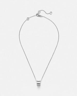 BVLGARI Collar Con Colgante B.Zero1 De Oro Blanco De 18 Ct - Azul