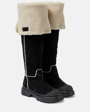 Hogan Chic Calfskin Ankle Boots For - Black
