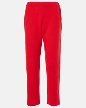 The Row Herea Cashmere Joggers - Red