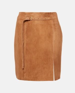 Vince Suede Miniskirt - Brown