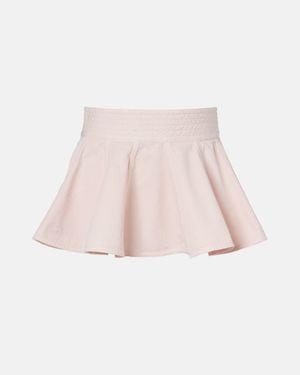 Alaïa Peplum Denim Belt - Pink