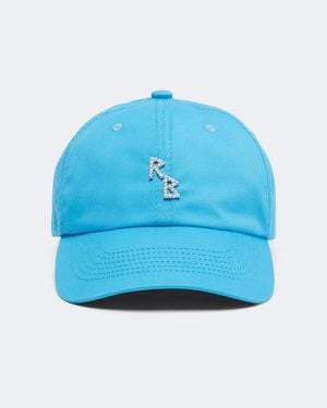 Ruslan Baginskiy Crystal-Embellished Logo Baseball Cap - Blue