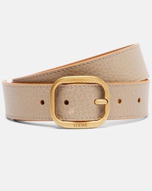 Loewe Leather Belt - Natural