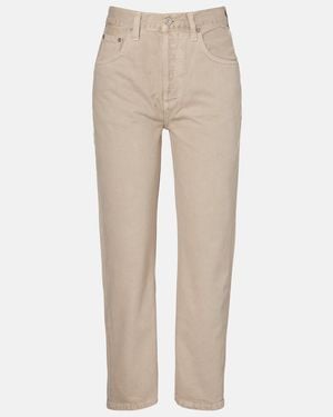Citizens of Humanity Dahlia Mid-Rise Straight Jeans - Natural