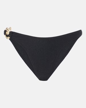 SAME Braga De Bikini Spiral De Tiro Bajo - Negro