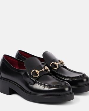 Gucci Loafers Horsebit Aus Leder - Schwarz