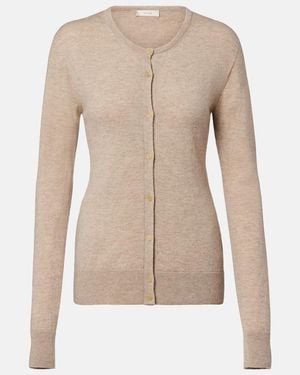 The Row Noelia Cashmere Cardigan - Natural