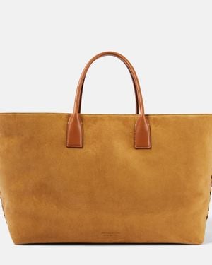 Bottega Veneta Tote Bag Cabat Large Aus Veloursleder - Braun