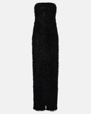 TOTEME Strapless Fil Coupe Midi Dress - Black
