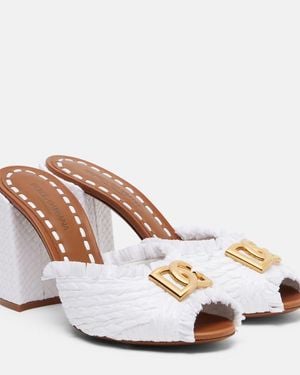 Dolce & Gabbana Dg Mules - Brown