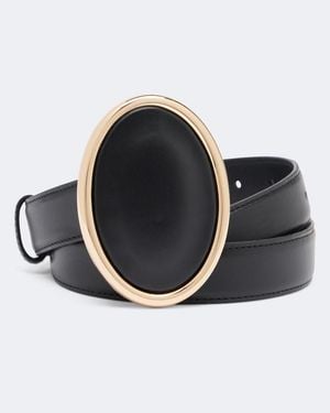 Altuzarra Eclipse Leather Belt - Black