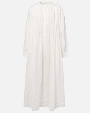 Rohe Oversized Ramie Maxi Dress - White