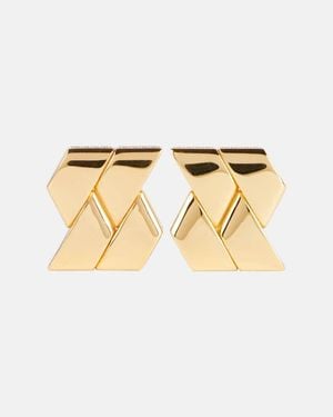Versace Greca Earrings - Metallic