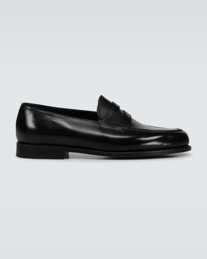 John Lobb Loafers Lopez aus Leder - Schwarz