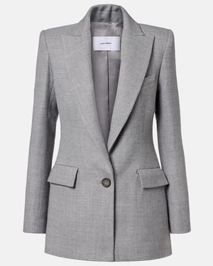 Alex Perry Single-Breasted Blazer - Gray