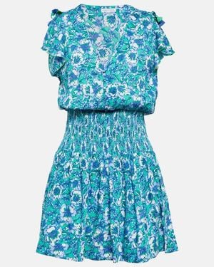 Poupette Rachel Floral Minidress - Blue