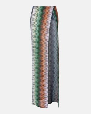 Missoni Wave Lame Beach Cover-Up - Blue