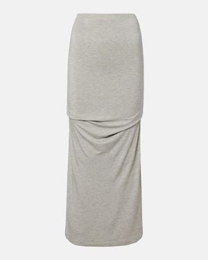 TOTEME Jersey Maxi Skirt - Gray