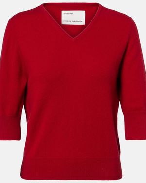Extreme Cashmere Mel Cashmere Top - Red
