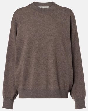 Rohe Jersey En Mezcla De Lana Y Cachemir - Marrón