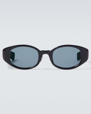 AURALEE X Eyevan Ovale Sonnenbrille 002R - Blau