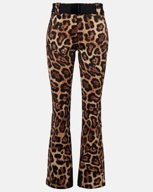 Goldbergh Minou Leopard-Print Ski Trousers - Multicolour