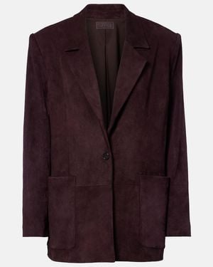 Stouls Berliner Suede Blazer - Purple