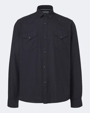 Canali Cotton Shirt - Blue