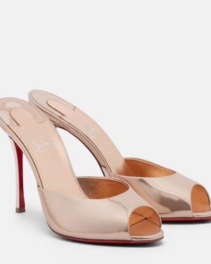 Christian Louboutin Pantoletten Me Dolly Aus Leder - Pink