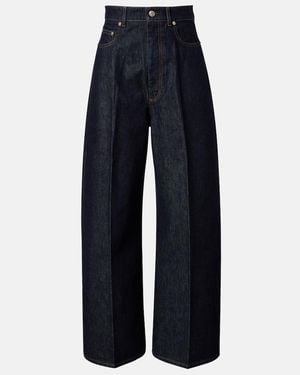 Sportmax Dangri Wide-Leg Jeans - Blue
