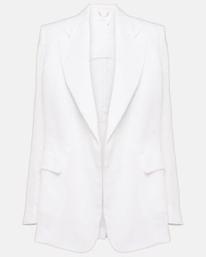 Chloé Ramie Blazer - White