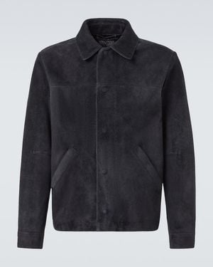 Tom Ford Suede Jacket - Blue