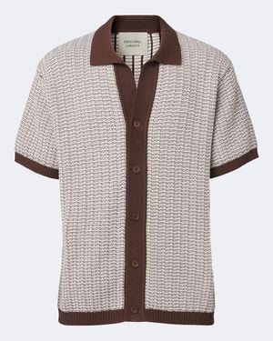 Frescobol Carioca Pinto Crochet Cotton Shirt - White