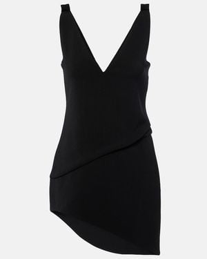JW Anderson Asymmetric Minidress - Black