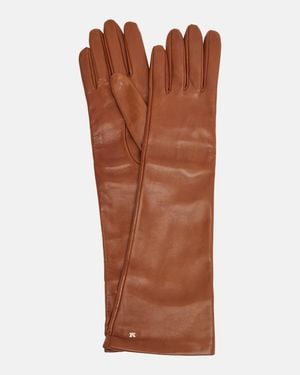 Max Mara Leather Gloves - Brown