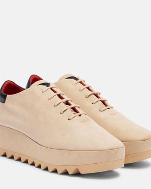 Stella McCartney Sneakelyse Alter Suede Trainers - Natural