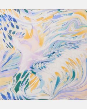 Alexandra Miro Evita Printed Top - Blue