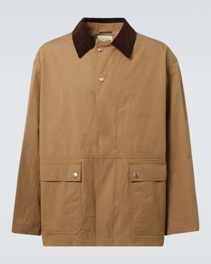 The Row Frank Cotton Jacket - Brown