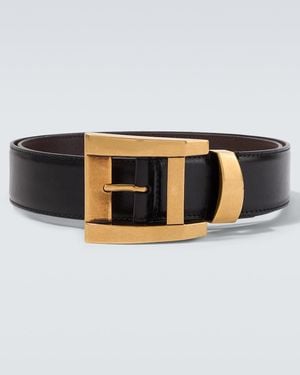 Versace Guertel Aus Leder - Braun