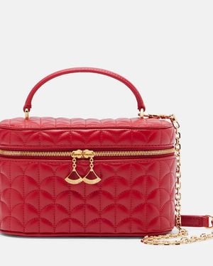 BVLGARI Bolso Neceser Divas' Dream Small De Piel - Rojo