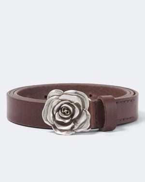 Our Legacy Rose Leather Belt - Brown