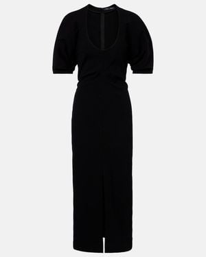 Proenza Schouler Clarissa Cotton-Blend Midi Dress - Black