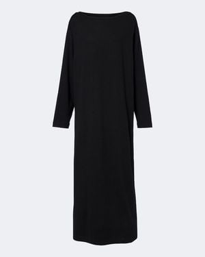 Extreme Cashmere N°503 Pillar Cotton And Cashmere Maxi Dress - Black