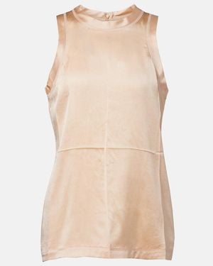 Phoebe Philo Silk-Blend Top - Natural