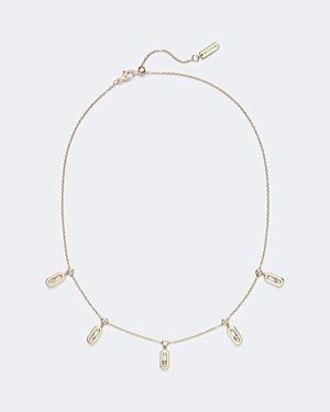 Messika Choker Move Uno Aus 18Kt Gelbgold Mit Diamanten - Weiß