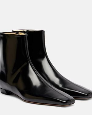 Proenza Schouler Patent Leather Ankle Boots - Black